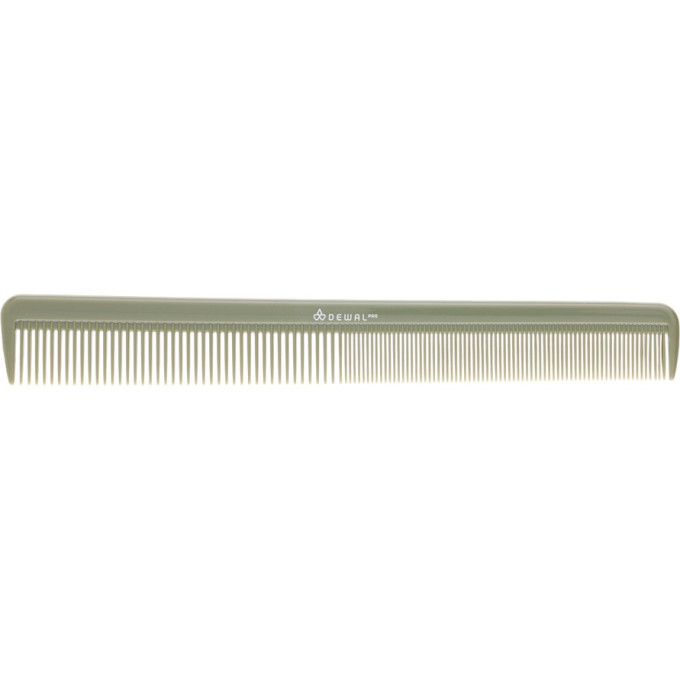 Расческа рабочая DEWAL ЭКОНОМ OLIVE, комбинированная, широкая, 21,5 см CO-6008OLIVE
